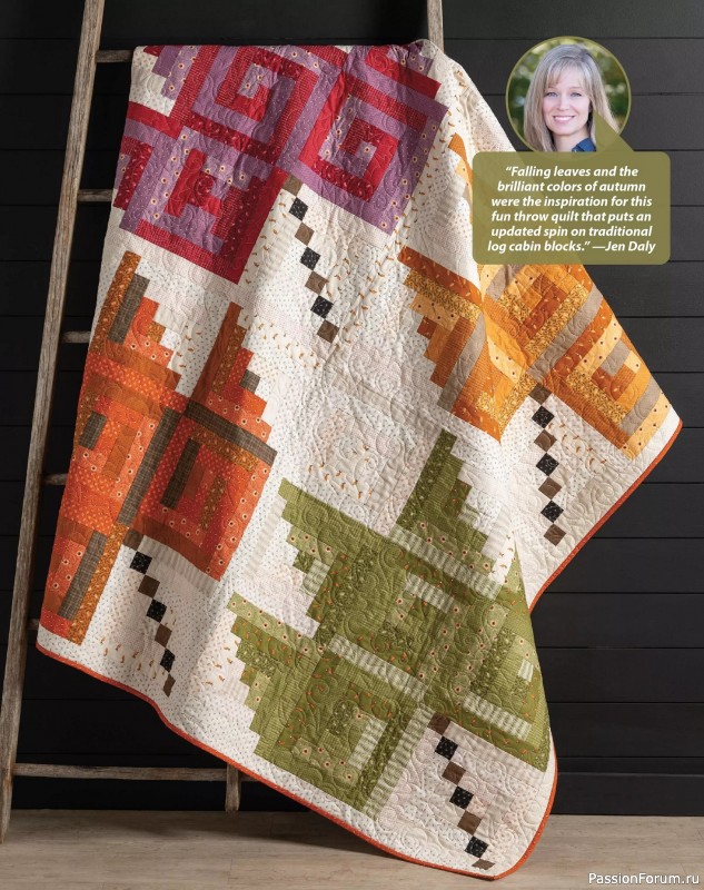 Коллекция проектов для рукодельниц в журнале «Quilter's World - Autumn 2025»