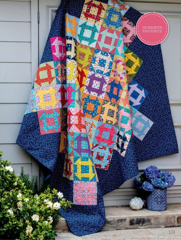 Коллекция проектов для рукодельниц в журнале «Quilters Companion №135 2025»
