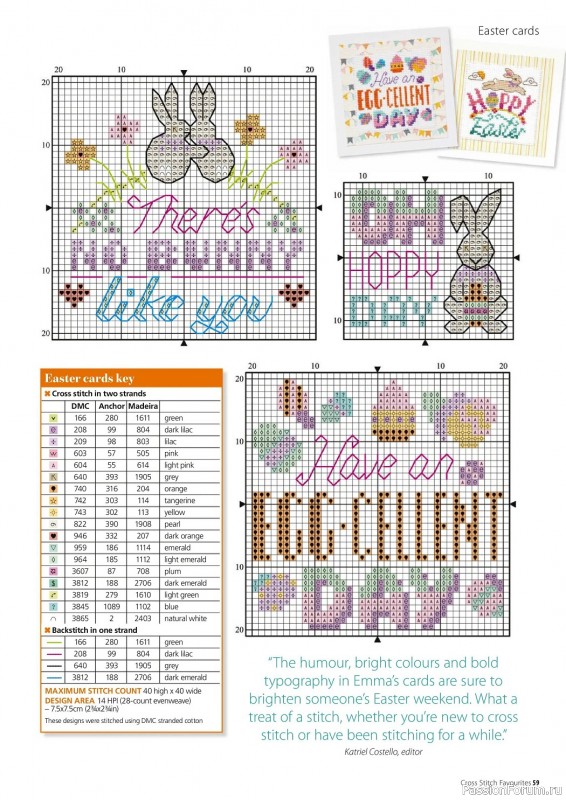 Коллекция вышивки в журнале «Cross Stitch Favourites - Spring 2023»