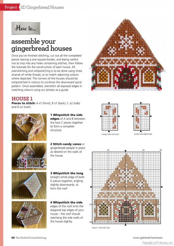 Коллекция вышивки в журнале «The World of Cross Stitching №338 2022»