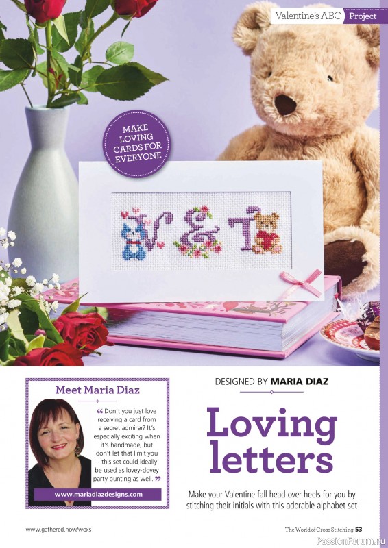 Коллекция вышивки в журнале &laquo;The World of Cross Stitching №368 2025&raquo;