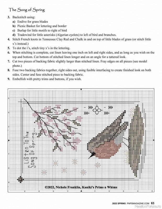 Новые техники рукоделия в журнале «Punch Needle & Primitive Stitcher-Spring 2022»