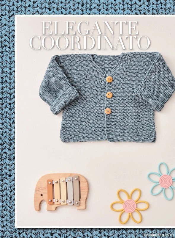 Вязаные модели для детей в журнале &laquo;Piu Maglia Bebe №5 2026&raquo;