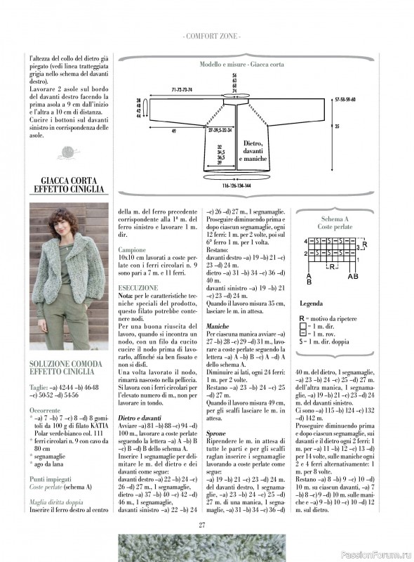 Вязаные модели в журнале &laquo;Piu Maglia №51 2025&raquo;