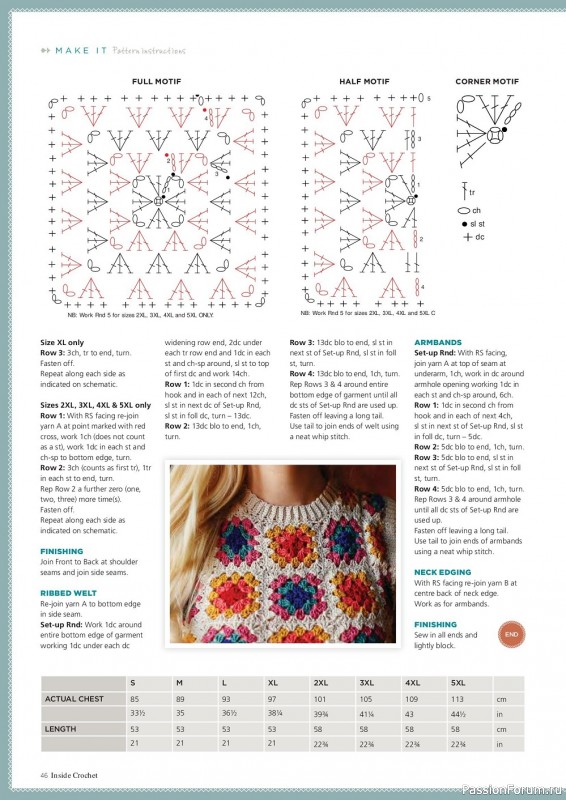 Вязаные проекты крючком в журнале «Inside Crochet №149 2022»