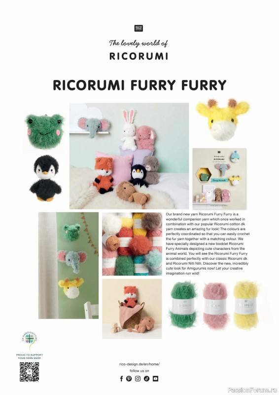 Вязаные проекты крючком в журнале «Inside Crochet №183 2025»