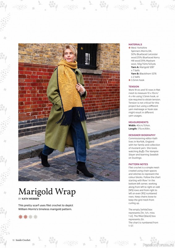Вязаные проекты крючком в журнале &laquo;Inside Crochet №185 2025&raquo;