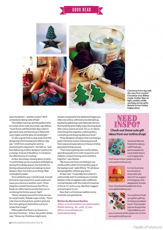 Вязаные проекты крючком в журнале «Simply Crochet №169 2025»