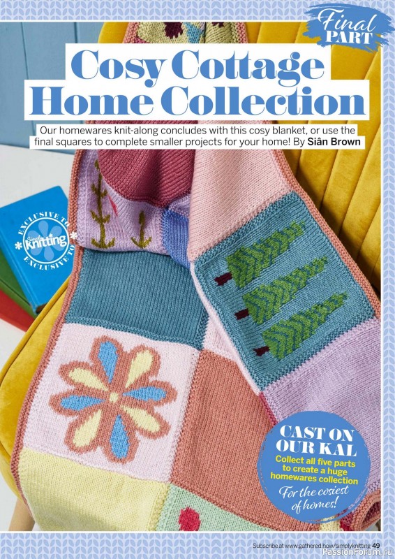 Вязаные проекты крючком в журнале «Simply Knitting №268 2025»