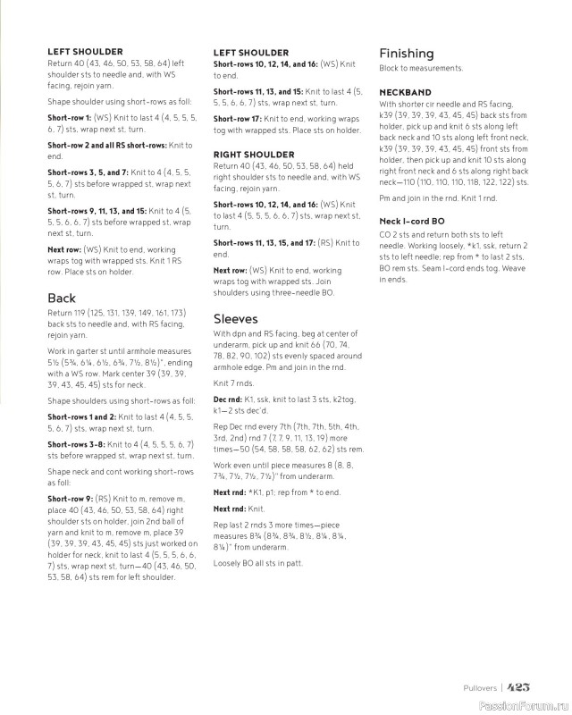 Вязаные проекты в книге &laquo;100 Knits: Interweave's Ultimate Pattern Collection&raquo;. Часть 4