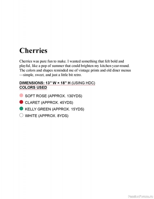 Вязаные проекты в книге «Modern Crochet Tapestries». Продолжение