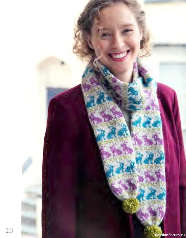 Вязаные проекты в книге «More Easy Fairisle Knits».