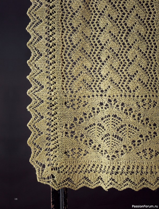 Вязаные проекты в книге &laquo;Шетландское кружево&raquo;.