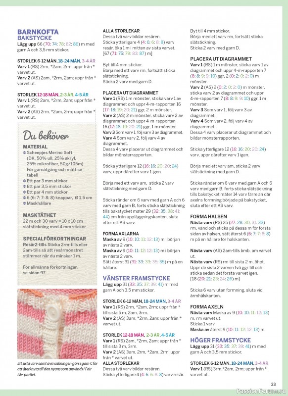 Вязаные проекты в журнале &laquo;Inspirerande handarbete - April 2026&raquo;