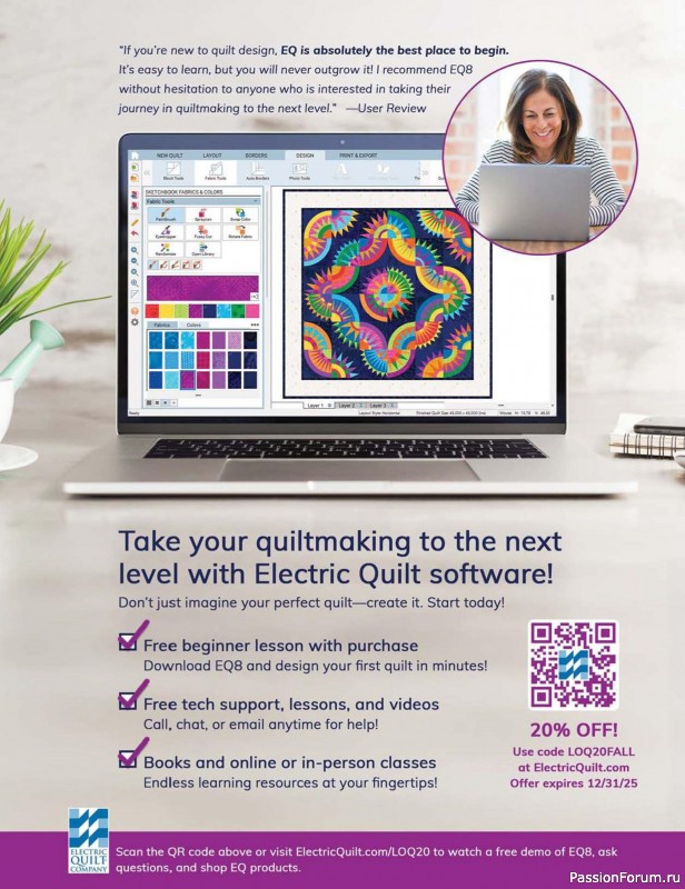Коллекция проектов для рукодельниц в журнале «Fons & Porter’s Love Of Quilting - Fall 2025»