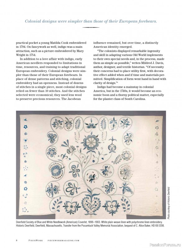 Коллекция проектов для рукодельниц в журнале «PieceWork - Summer 2026»