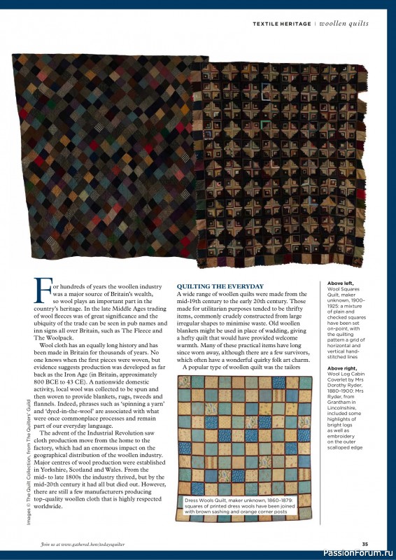 Коллекция проектов для рукодельниц в журнале &laquo;Todays Quilter №136 2026&raquo;