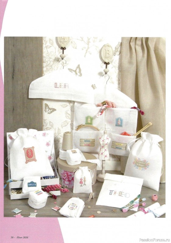 Коллекция вышивки в журнале &laquo;Creation Point de Croix №116 2026&raquo;