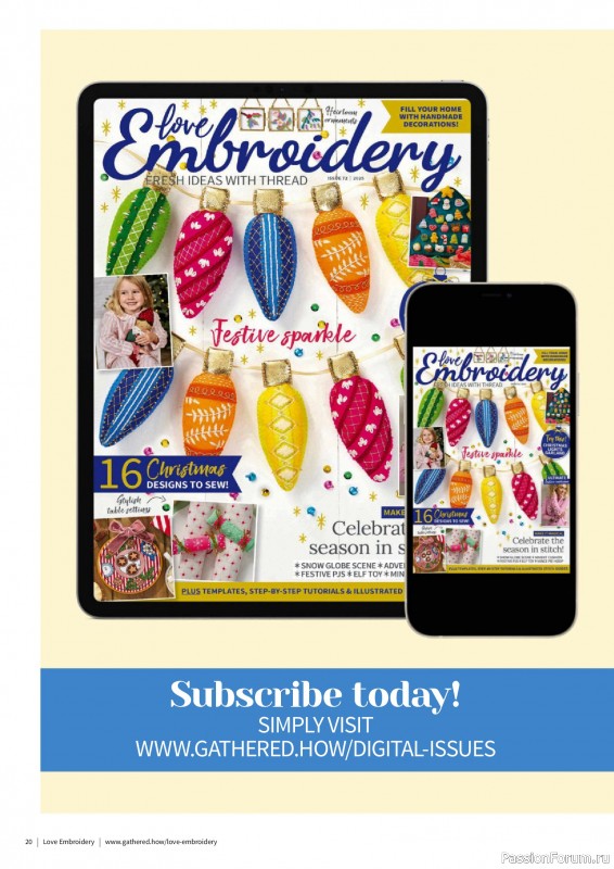 Коллекция вышивки в журнале «Love Embroidery №72 2025»