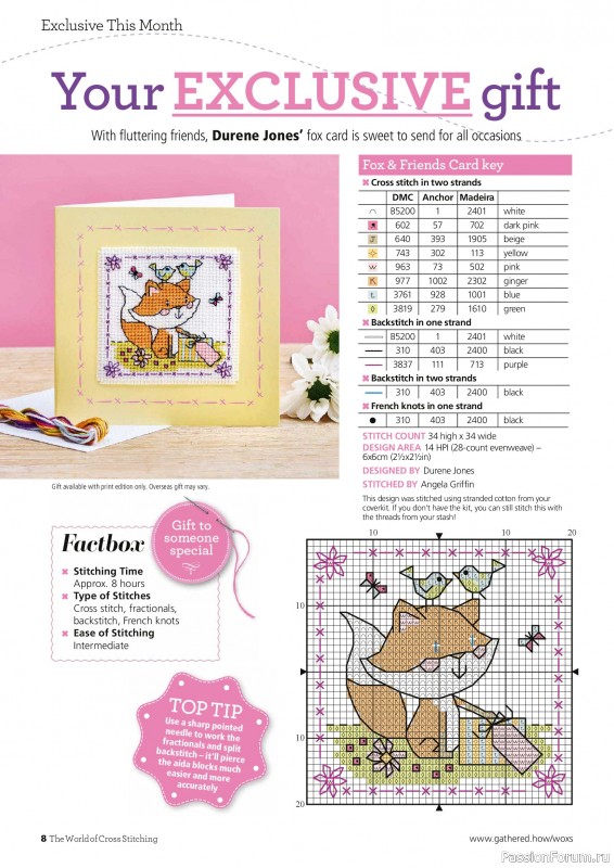 Коллекция вышивки в журнале &laquo;The World of Cross Stitching №371 2026&raquo;