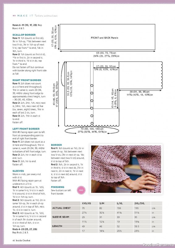 Вязаные модели крючком в журнале «Inside Crochet №146 2022»