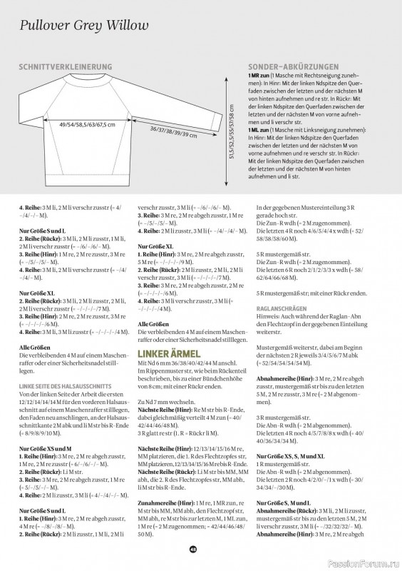 Вязаные модели в журнале «The Knitter №60 2022 Germany»