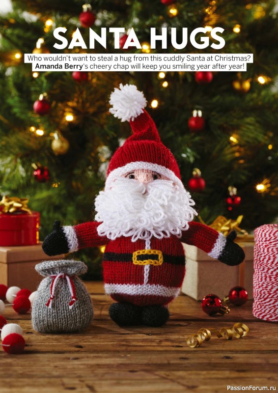 Вязаные проекты крючком в журнале «Simply Knitting - Your Knitted Christmas - 2025»