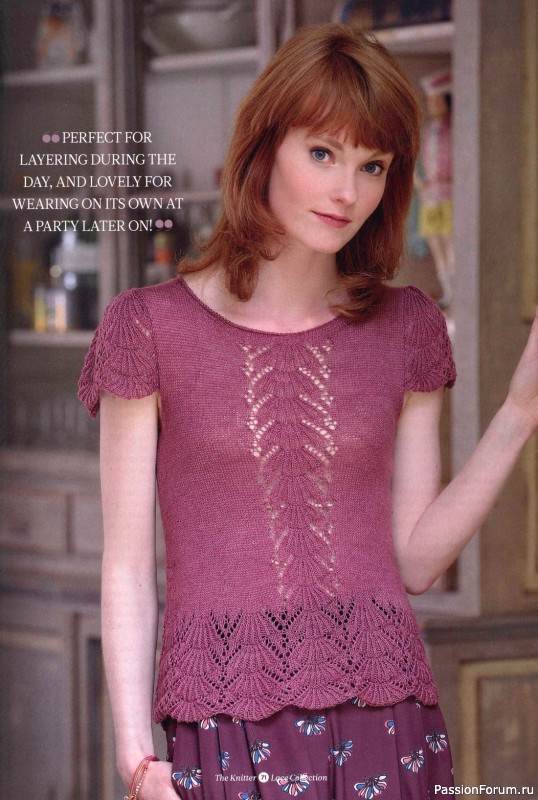 Вязаные проекты спицами в журнале «The Knitter. Lace Collection 2012»