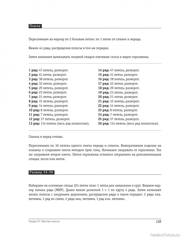 Вязаные проекты в книге «Красивая одежда Plus Size на спицах».