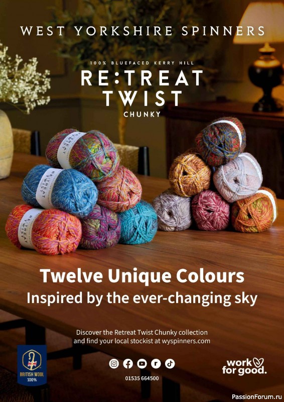 Вязаные проекты в журнале &laquo;Simply Knitting №272 2025&raquo;