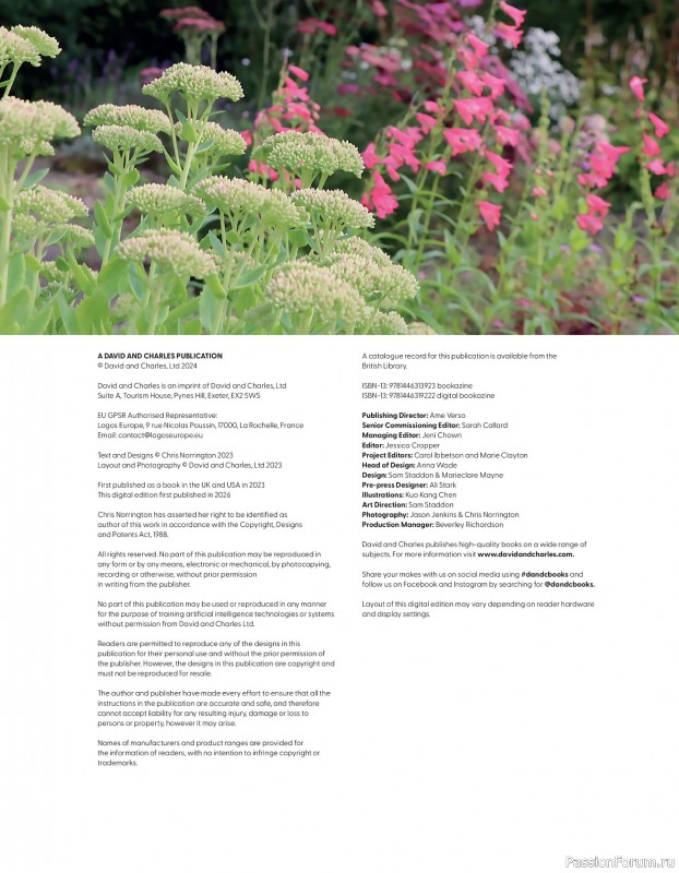 Bязаные проекты в журнале «100 crochet: flowers, plants and petals»