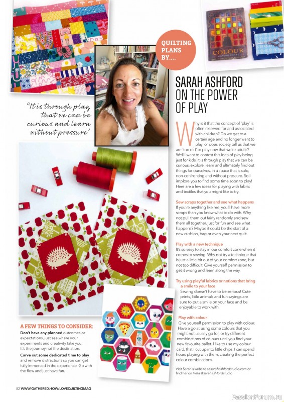 Коллекция проектов для рукодельниц в журнале «Love Patchwork & Quilting №165 2026»