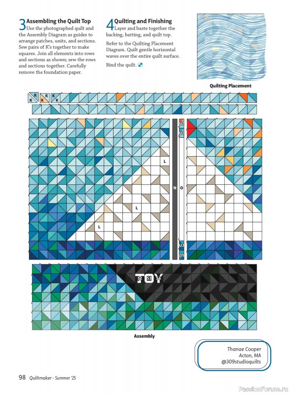 Коллекция проектов для рукодельниц в журнале «Quiltmaker №221 2025»