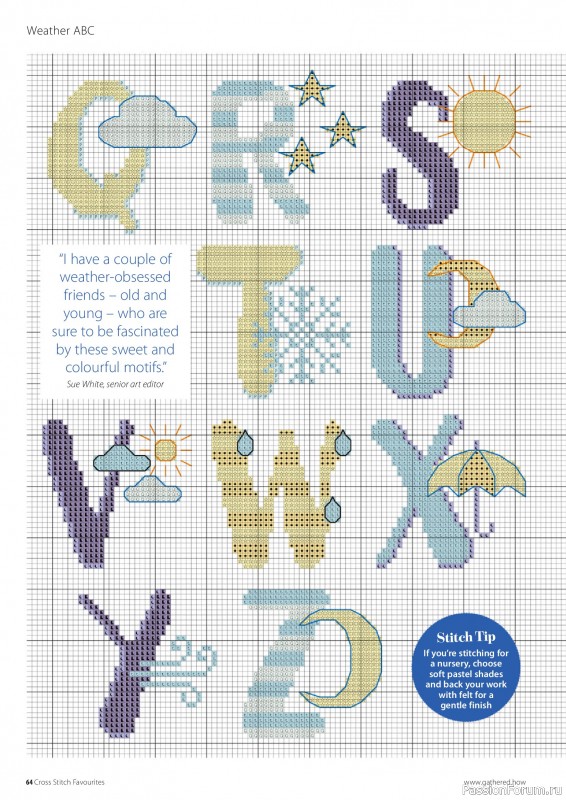 Коллекция вышивки в журнале &laquo;Cross Stitch Favourites - Spring 2025&raquo;