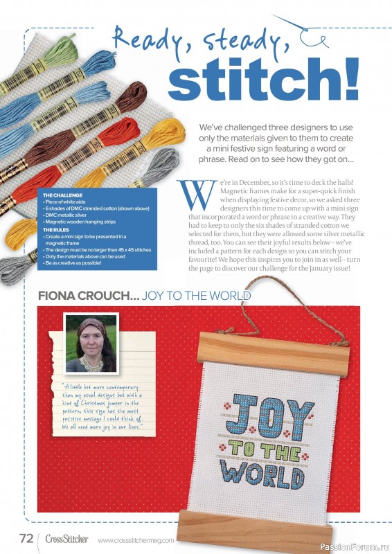 Коллекция вышивки в журнале &laquo;CrossStitcher №442 2026&raquo;