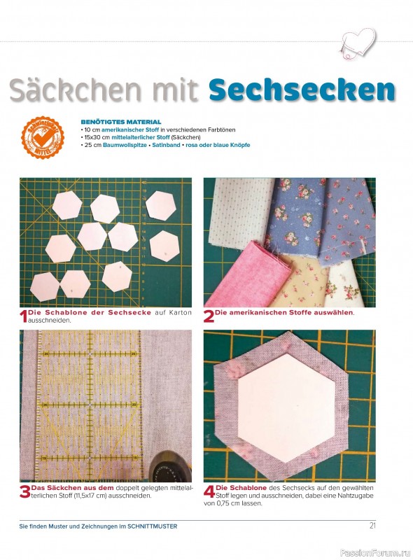 Коллекция проектов для рукодельниц в журнале «I Love Nahen - Februar/Marz 2026»