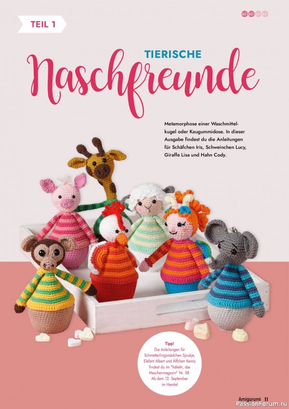 Вязаные проекты крючком в журнале «Amigurumi Magazin №28 2026»