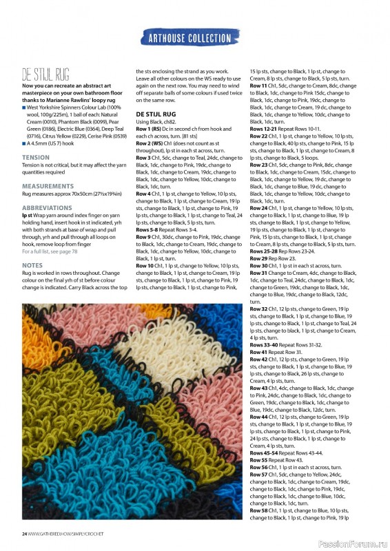Вязаные проекты крючком в журнале «Simply Crochet №145 2024»