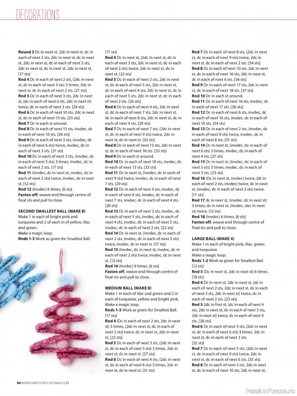 Вязаные проекты крючком в журнале «Your Crochet Christmas - 2025»