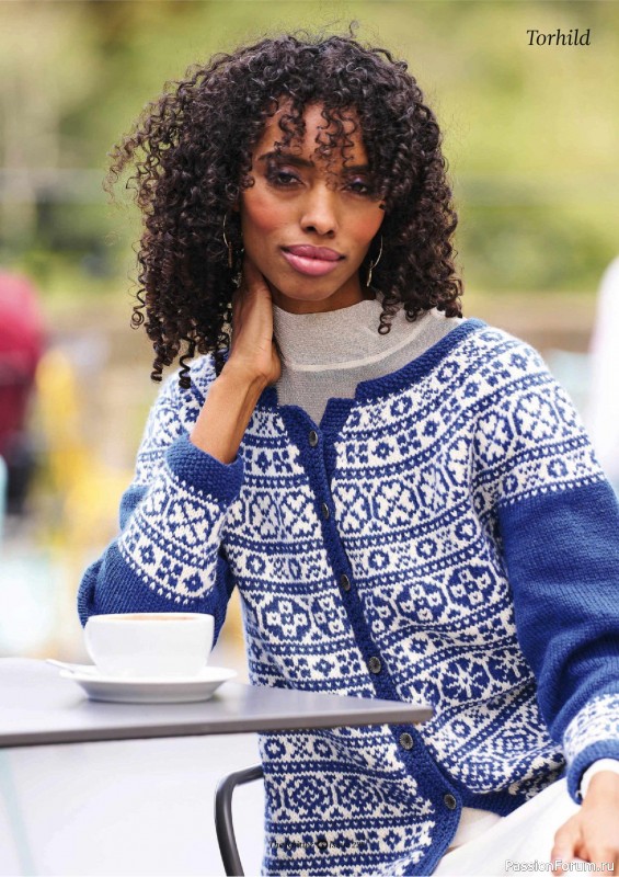 Вязаные проекты спицами в журнале &laquo;The Knitter №223 2025&raquo;