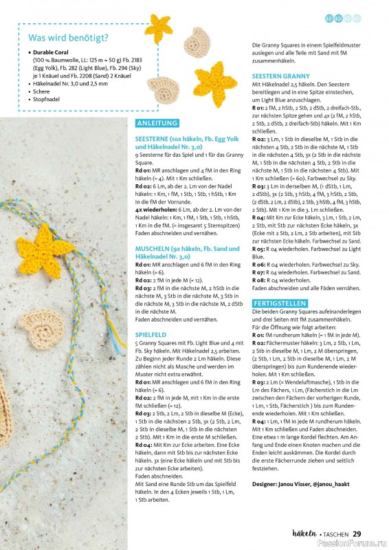 Вязаные проекты в журнале &laquo;Hakeln Spezial №2 2026 - Taschen&raquo;