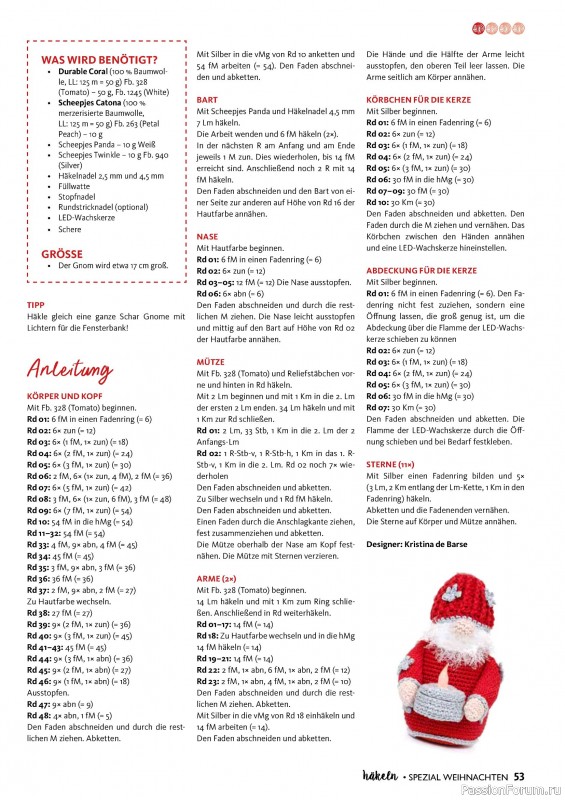 Вязаные проекты в журнале «Hakeln Spezial №4 2026 - Weihnachten»