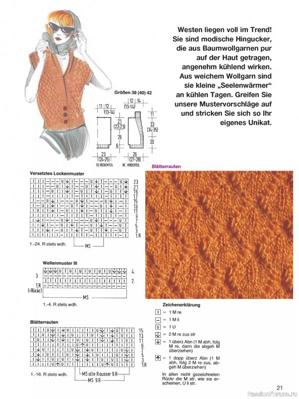 Вязаные проекты в журнале «Meine Strickmode MS114 2023»