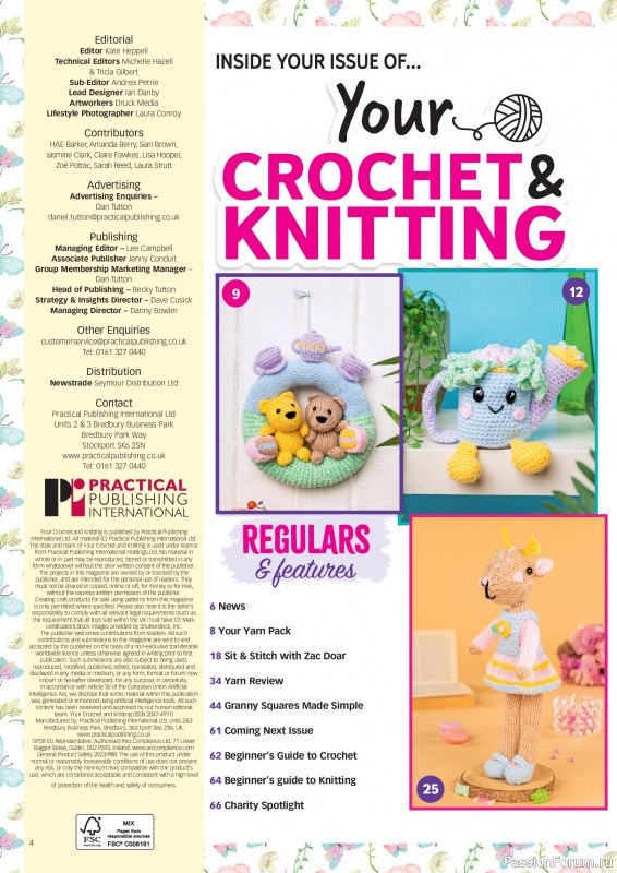 Вязаные проекты в журнале «Your Crochet & Knitting №67 2026»