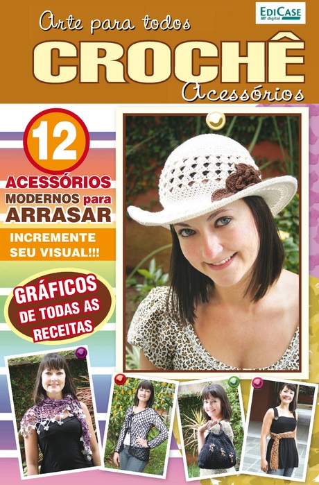Вязаные проекты в журнале &laquo;Croche Acessorios ed01 2023&raquo;