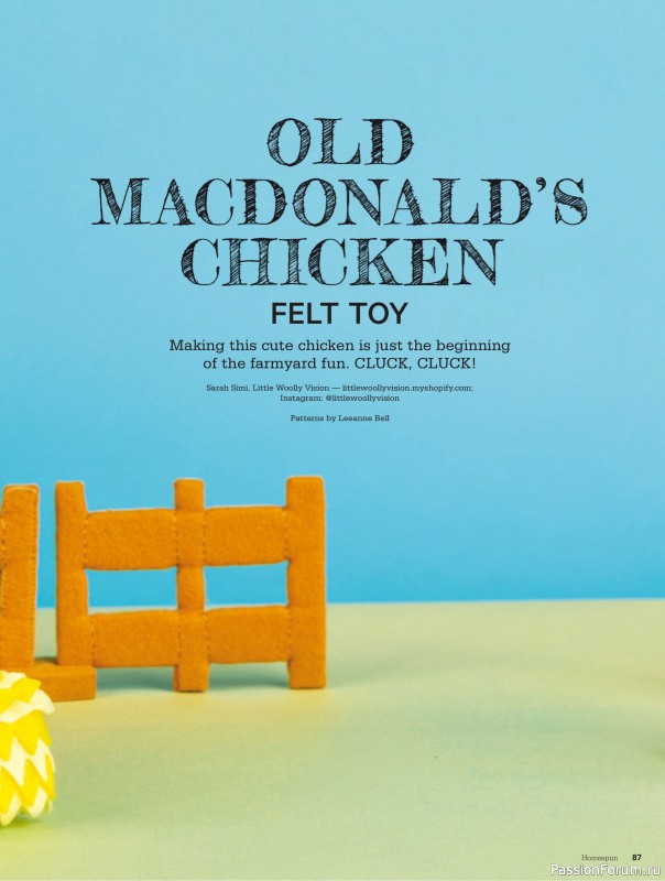 Коллекция проектов для рукодельниц в журнале «Australian Homespun - October-November 2025»