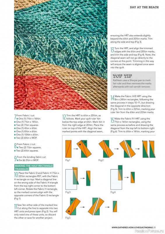 Коллекция проектов для рукодельниц в журнале «Love Patchwork & Quilting №154 2025»