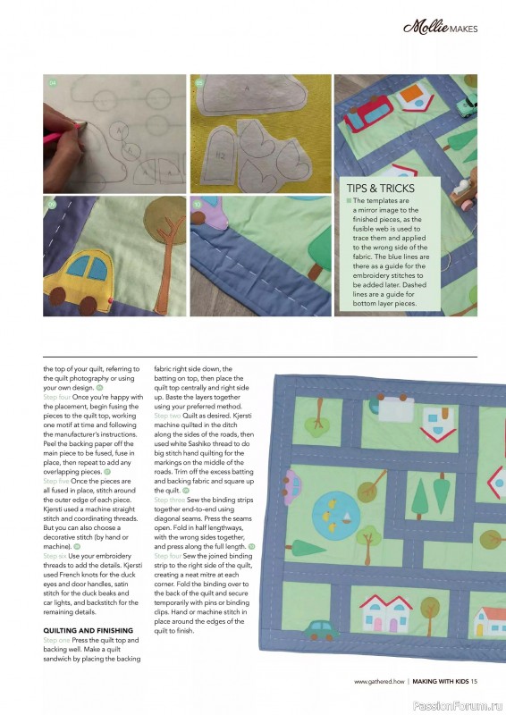 Коллекция проектов для рукодельниц в журнале «Mollie Makes – Making with Kids 2025»