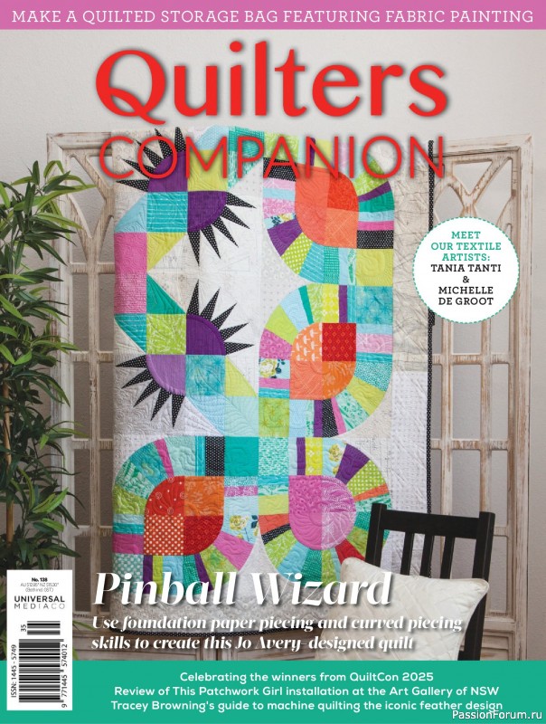 Коллекция проектов для рукодельниц в журнале &laquo;Quilters Companion №138 2026&raquo;