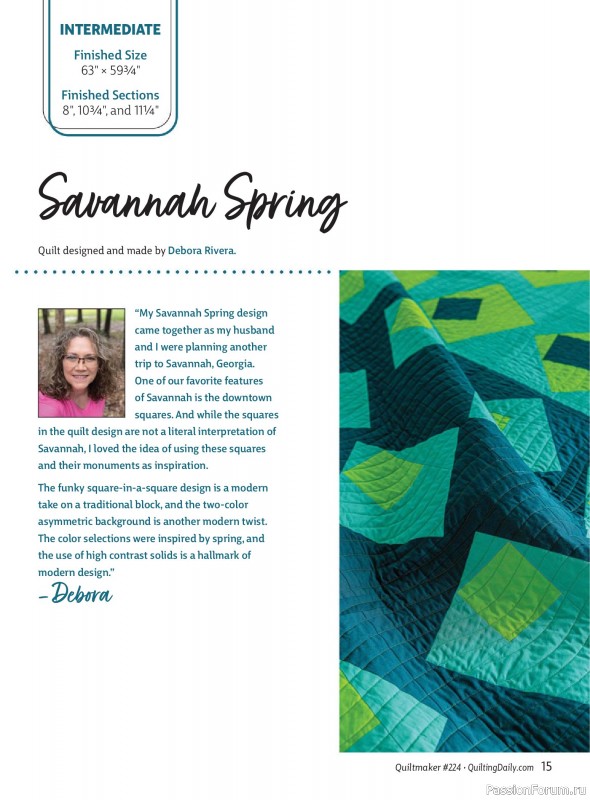 Коллекция проектов для рукодельниц в журнале «Quiltmaker №224 2026»